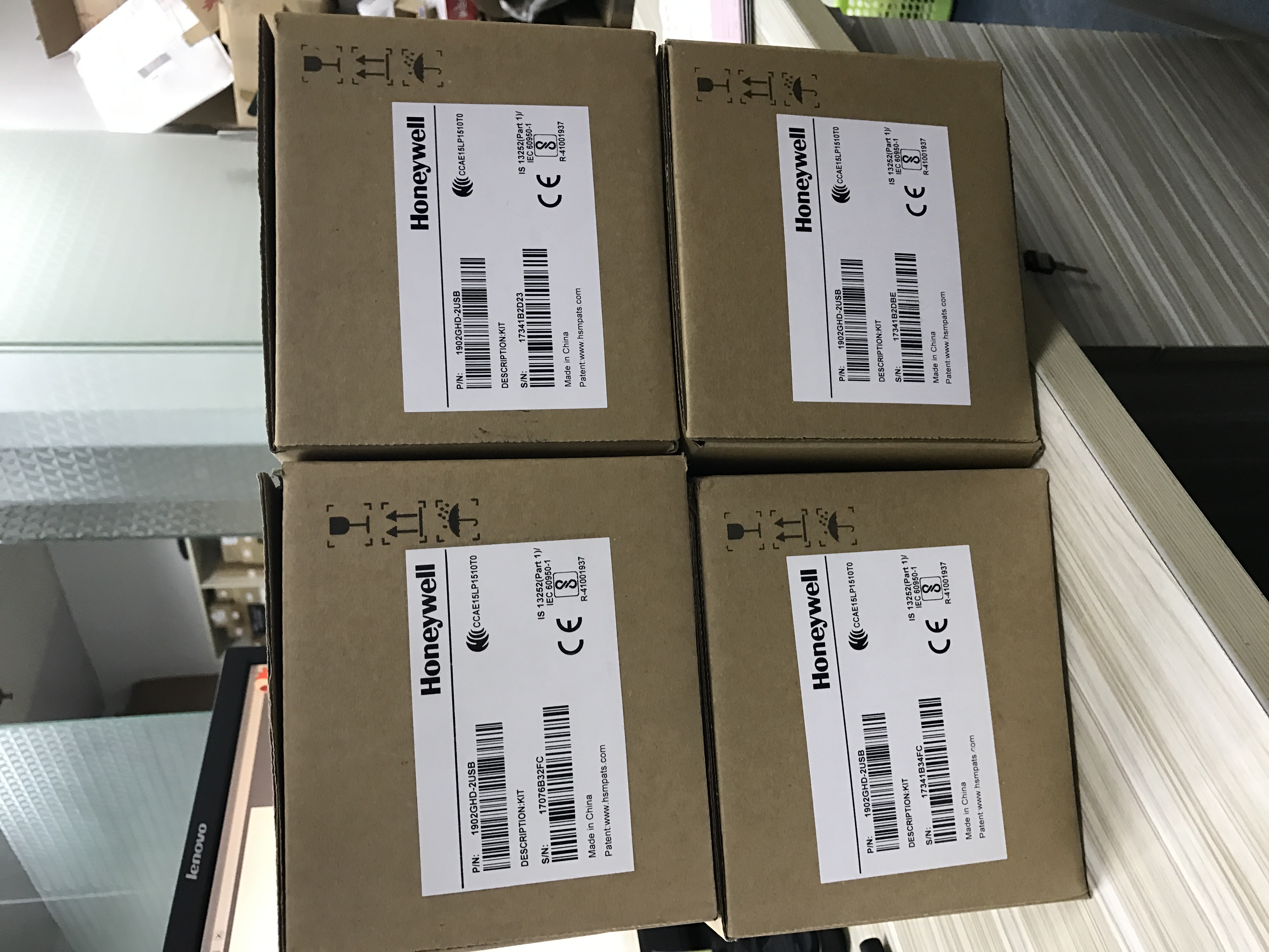 深圳市某有限公司购入4台1902GHD-USB