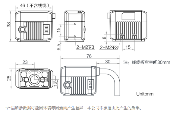 海康MV-IDB007X工业读码器160万像素尺寸图.png